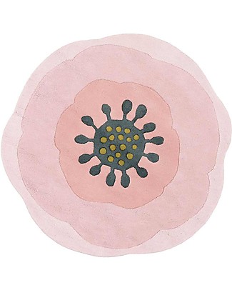 Lilipinso Tappeto in Cotone - 100 x 98 cm - Anemone Tappeti_