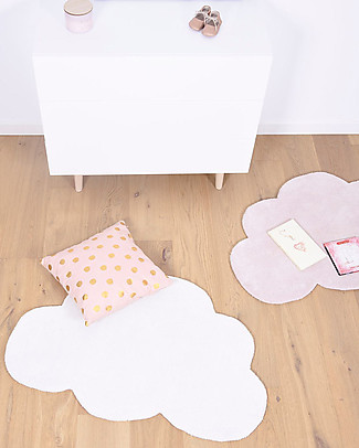 Lilipinso Tappeto in Cotone - 67 x 100 cm - Nuvola Bianca Tappeti_