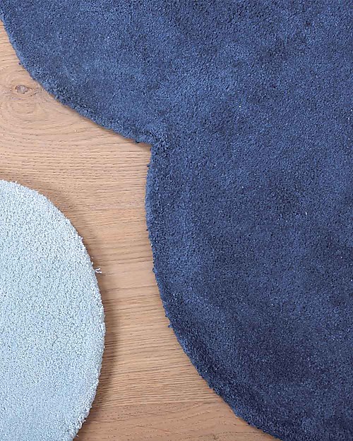 Lilipinso Tappeto in Cotone - 67 x 100 cm - Nuvola Blu Tappeti Arredo
