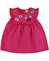 Lilly+Sid Abito Baby Maniche Corte con Volant e Applique - Rosa - 100% cotone bio Vestiti_