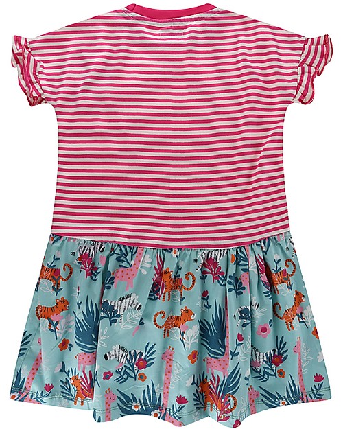 Lilly+Sid Abito Maniche Corte Safari/Righe - 100% cotone bio Vestiti_