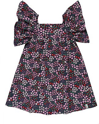 Lilly+Sid Abito Vintage Sunny - Fiori - 100% Cotone bio Vestiti