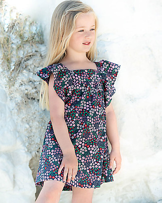 Lilly+Sid Abito Vintage Sunny - Fiori - 100% Cotone bio Vestiti