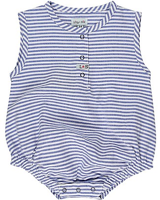 Lilly+Sid Body Bubble - Righe - 100% Cotone bio Tutine Corte