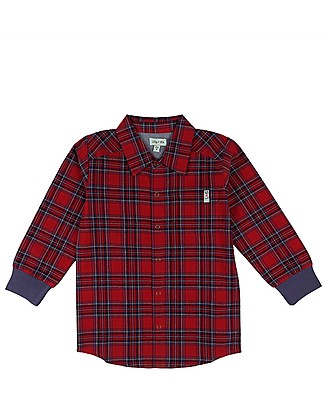Lilly+Sid Camicia Bimbo - Quadri - 100% cotone bio Camicie