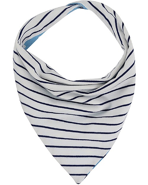 Lilly+Sid Completo Baby 3 Pezzi T-shirt+Pantaloncini+Bavaglino - Pesciolini - 100% cotone bio Pantaloni Corti