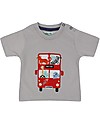 Lilly+Sid Completo T-shirt e Leggings Safari e Bus - 100% cotone bio Pantaloni Corti