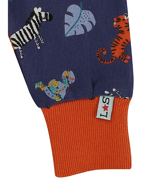 Lilly+Sid Completo T-shirt e Leggings Safari e Bus - 100% cotone bio Pantaloni Corti