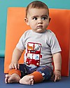 Lilly+Sid Completo T-shirt e Leggings Safari e Bus - 100% cotone bio Pantaloni Corti