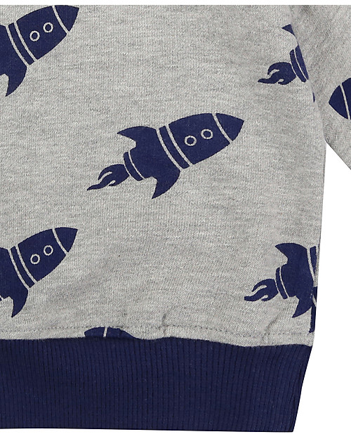Lilly+Sid Felpa Baby, Razzi - 100% Cotone bio Felpe