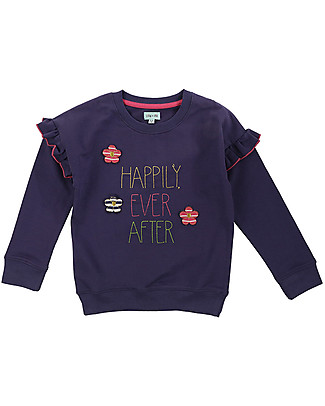Lilly+Sid Felpa con Balze - Happily Ever After - 100% cotone bio Felpe