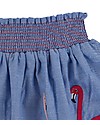Lilly+Sid Gonna Corta Bimba con Applique - Fenicotteri - 100% cotone bio Gonne_