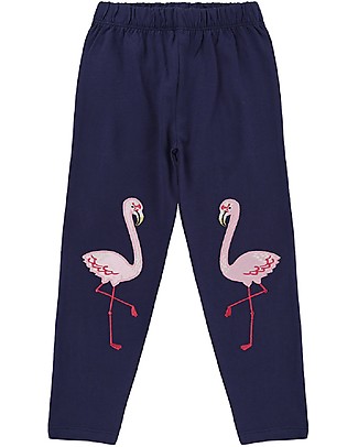 Lilly+Sid Leggings 3/4 Bimba - Fenicotteri - 100% cotone bio Leggings