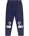 Lilly+Sid Leggings Bimba a 3⁄4, Cigno - 100% Cotone bio Leggings