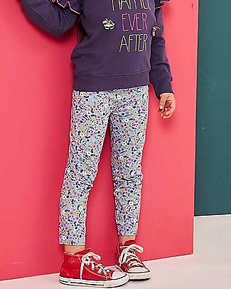 Lilly+Sid Leggings Bimba - Floreali - 100% Cotone bio Leggings