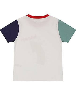 Lilly+Sid Maglia Maniche Corte - Happy - 100% Cotone Biologico GOTS T-shirt