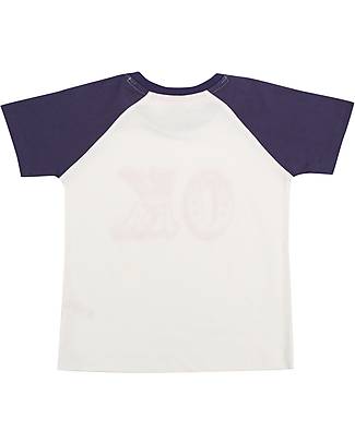 Lilly+Sid Maglia Maniche Corte - Ok - 100% Cotone Biologico GOTS T-shirt