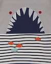 Lilly+Sid Maglia Maniche Corte Squalo Shy Shark - 100% cotone bio T-shirt