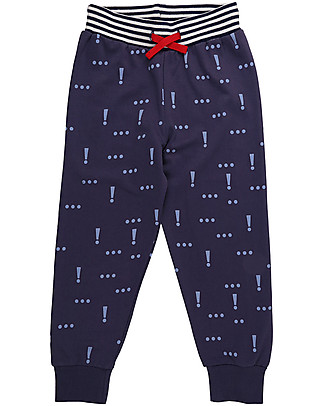 Lilly+Sid Pantaloni Felpati - Exclamation - 100% cotone bio Pantaloni Lunghi