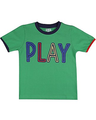 Lilly+Sid T-shirt Play - Verde - 100% Cotone bio T-Shirt e Canotte