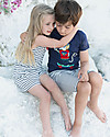 Lilly+Sid Tutina Corta a Righe - Navy - 100% Cotone bio Completi e Set