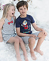 Lilly+Sid Tutina Corta a Righe - Navy - 100% Cotone bio Completi e Set