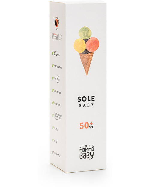 Linea Mamma Baby Albertino, Solare Baby 50+ Spray, 150 ml - Protezione UVA e UVB. Facilissimo da usare! Solari