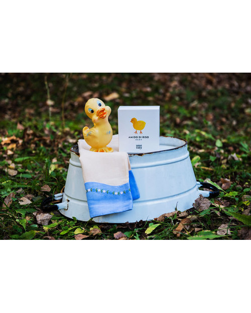 Linea Mamma Baby Amido di Riso Baby “Clementino” 150gr - 100% Amido di Riso Shampoo e Prodotti per il Bagnetto