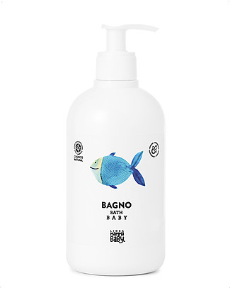 Linea Mamma Baby Bagno Baby “Pasqualino” - Pelli Sensibili - 500ml - Estratti bio di Olivo e Camomilla Shampoo e Prodotti per il Bagnetto