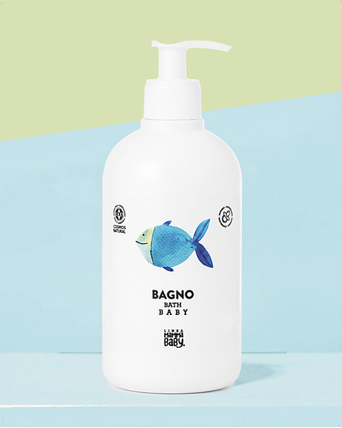 Linea Mamma Baby Bagno Baby “Pasqualino” - Pelli Sensibili - 500ml - Estratti bio di Olivo e Camomilla Shampoo e Prodotti per il Bagnetto
