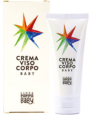 Linea Mamma Baby Carlottina, Crema Viso Corpo Baby, 100 ml - Ammorbidisce e idrata la pelle Creme ed Olii Baby
