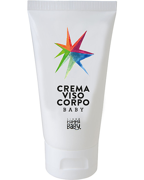 Linea Mamma Baby Crema Viso Corpo Baby Carlottina - 100 ml - Ammorbidisce e Idrata la Pelle Creme ed Olii Baby