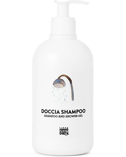 Linea Mamma Baby Doccia Shampoo Mamma & Papà “Gustavino” 500ml (estratti di oliva, cardamomo e capelvenere) Bagno Doccia Shampoo