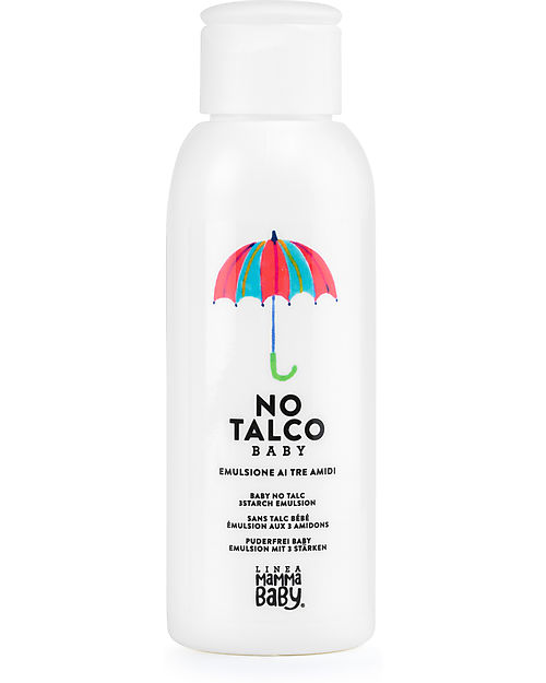 Linea Mamma Baby No Talco Baby - Carmelino - Emulsione ai tre Amidi - 100 ml Creme ed Olii Baby