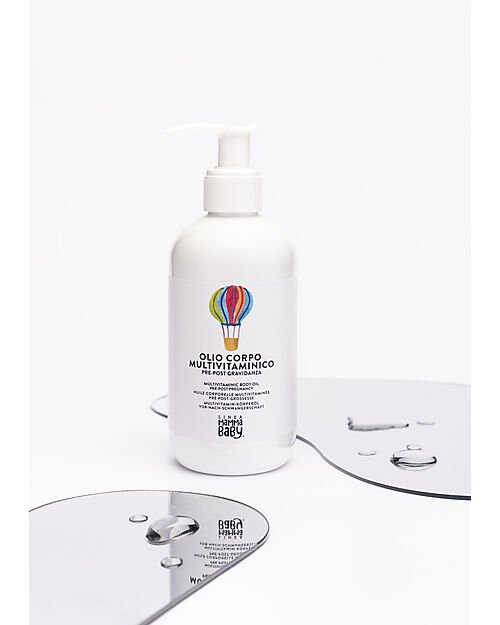 Linea Mamma Baby Olio Corpo Multivitaminico - Pasqualina - Pre-Post Gravidanza - 250ml  Creme e Olii