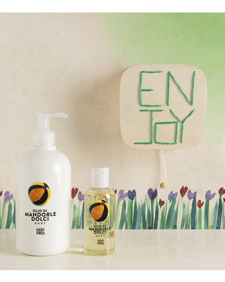 Linea Mamma Baby Olio di Mandorle Dolci “Guendalina” - Emolliente, Nutriente, Elasticizzante - 500ml (mandorle dolci spremute a freddo) Creme ed Olii Baby