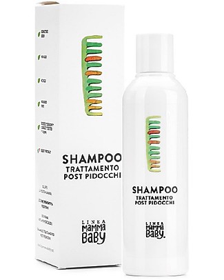 Linea Mamma Baby Shampoo Antipediculosi, Trattamento Post Pidocchi "Paolino" - 200 ml Shampoo e Prodotti per il Bagnetto