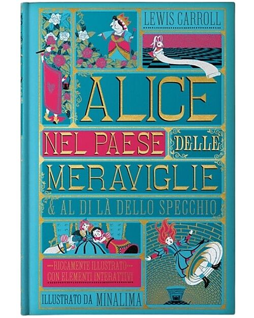 L'ippocampo Ragazzi Alice nel Paese delle Meraviglie - Edizione Illustrata con Elementi Interattivi Libri