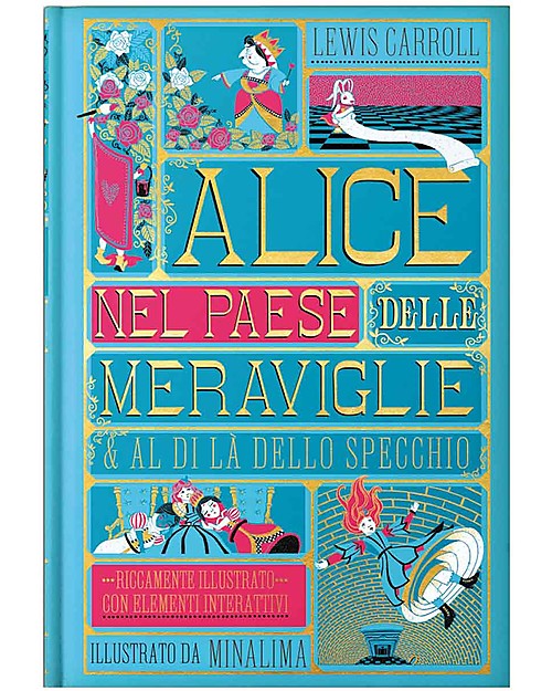 L'ippocampo Ragazzi Alice nel Paese delle Meraviglie - Edizione Illustrata con Elementi Interattivi Libri