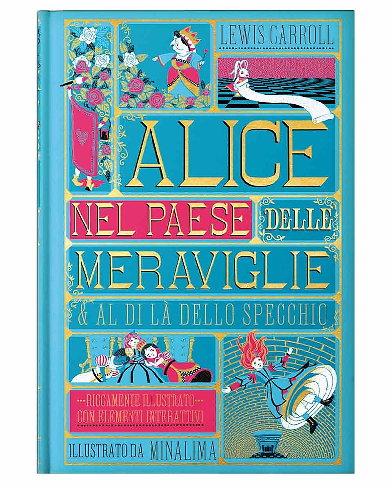 L'ippocampo Ragazzi Alice nel Paese delle Meraviglie - Edizione Illustrata  con Elementi Interattivi unisex (bambini)