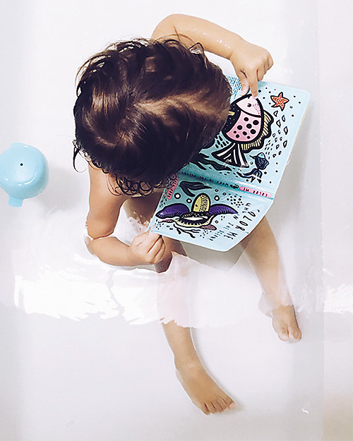 L'ippocampo Ragazzi Colorami, Chi c'è nell'Acqua? - Libro Bagno, Si Colora con l'Acqua! Disegnare e Colorare