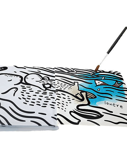 L'ippocampo Ragazzi Colorami, Chi c'è nell'Acqua? - Libro Bagno, Si Colora con l'Acqua! Disegnare e Colorare