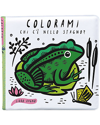 L'ippocampo Ragazzi Colorami, Chi c'è nello Stagno? - Libro Bagno, Si Colora con l'Acqua! Colorare