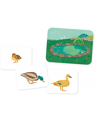 L'ippocampo Ragazzi I piccoli Montessori, Gli animali della fattoria (Nuova Edizione) - 32 carte + libretto Giochi Montessoriani