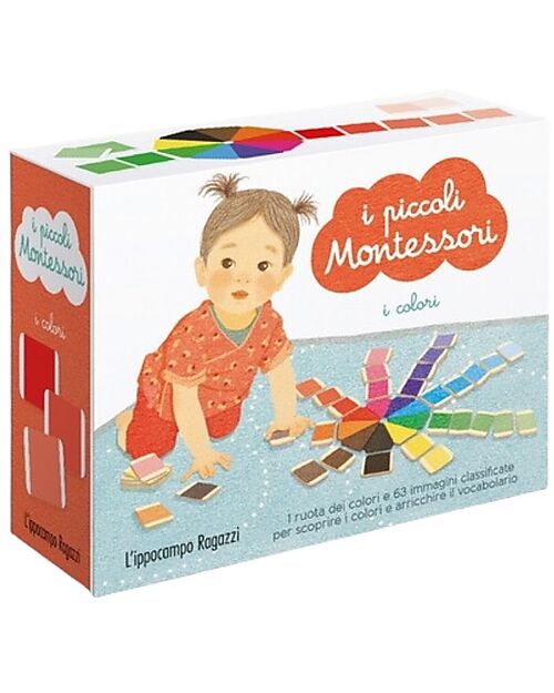 L'ippocampo Ragazzi I piccoli Montessori, I Colori - 63 carte + scheda dei colori + libretto Giochi Montessoriani