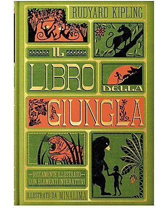 L'ippocampo Ragazzi Il Libro della Giungla - Edizione Illustrata con Elementi Interattivi Libri