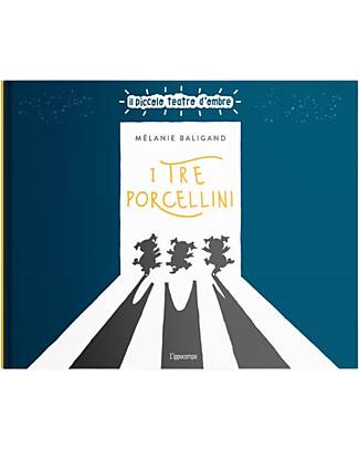 L'ippocampo Ragazzi Il Piccolo Teatro d'Ombre - I Tre Porcellini - Fiabe Illustrate - Mélanie Baligand Libri
