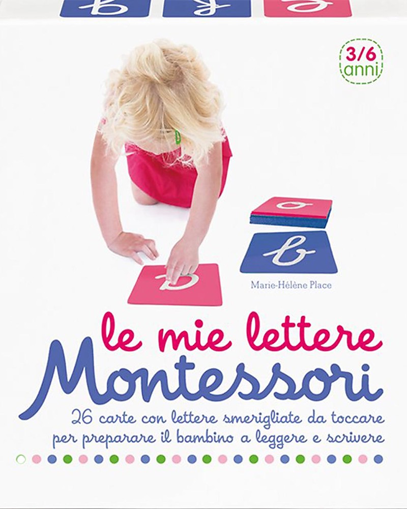 L'ippocampo Ragazzi Le Mie Lettere Montessori, Cofanetto - 26 carte +  libretto attività unisex (bambini)