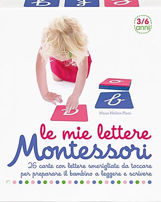 L'ippocampo Ragazzi Le Mie Lettere Montessori, Cofanetto - 26 carte + libretto attività Giochi Montessoriani