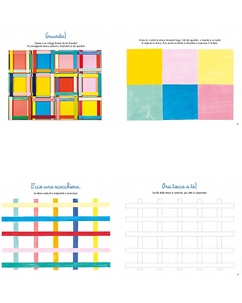 L'ippocampo Ragazzi Montessori Attività Artistica - Strappo, Taglio, Incollo Libri